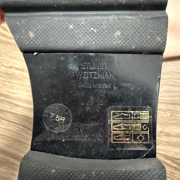 Stuart Weitzman Black Sole Detail - Picture 5 of 5